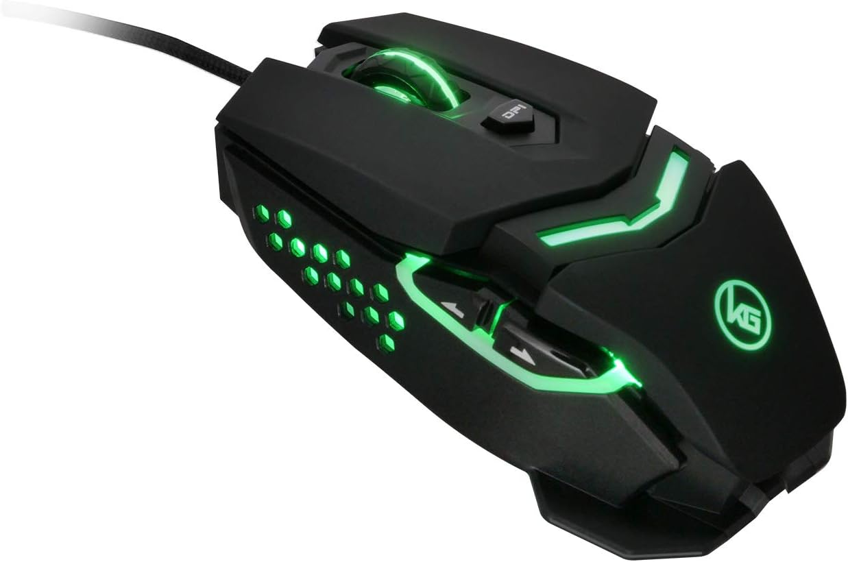 IOGEAR Kaliber Gaming FOKUS II Professional Gaming Mouse, GME671 Black