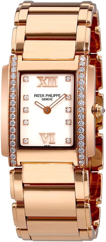 Patek Philippe Twenty-4 18kt Rose Gold Ladies Diamond Watch 4910-11R-011