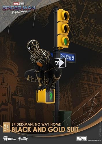 Miniatura 7 de Spider-Man No Way Home Black & Gold DS-102 D-Stage Diorama Estatua