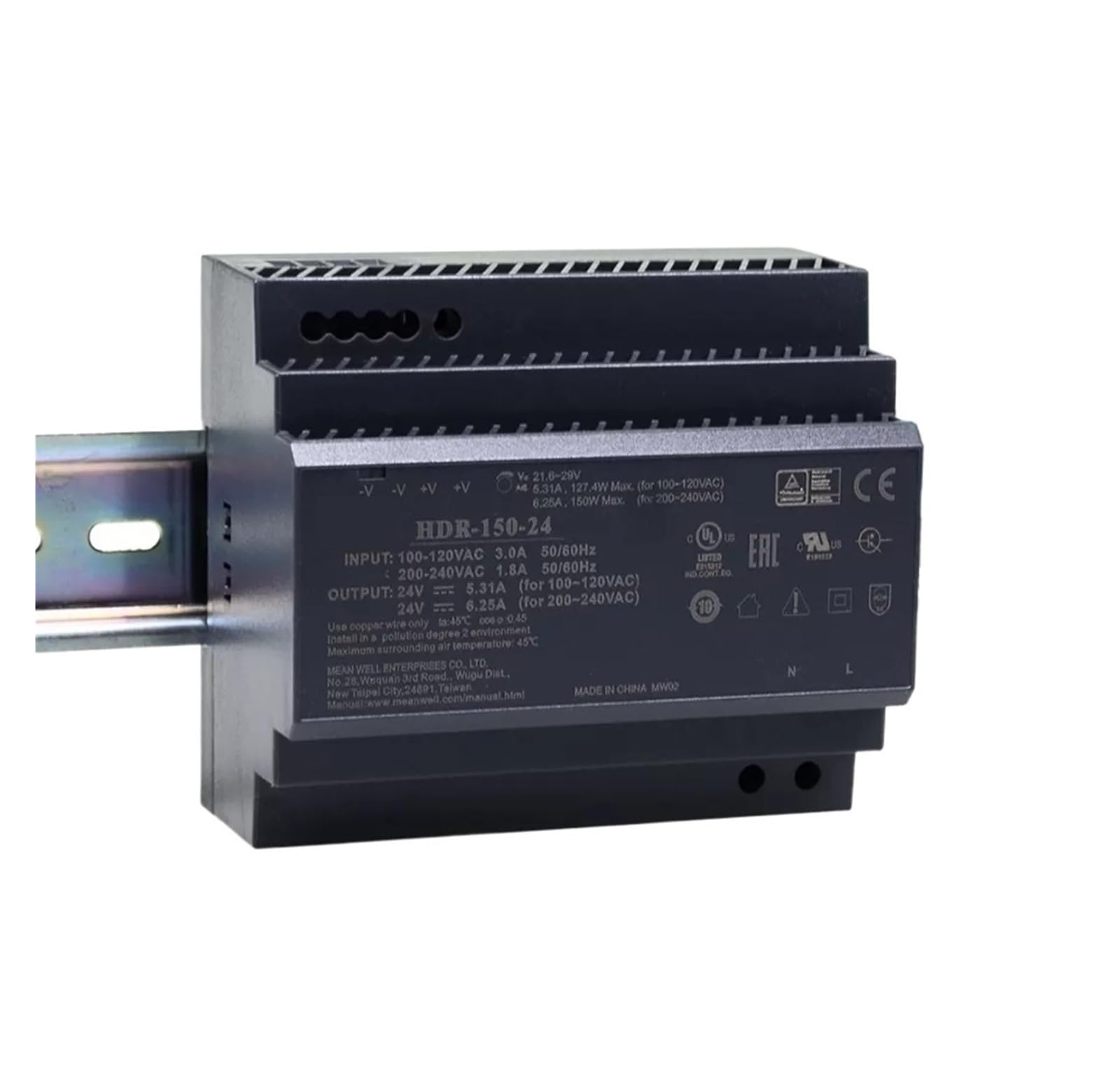 BRODEFUP HDR-150-48 48V HDR-150 series 150W Switching power Supply 150