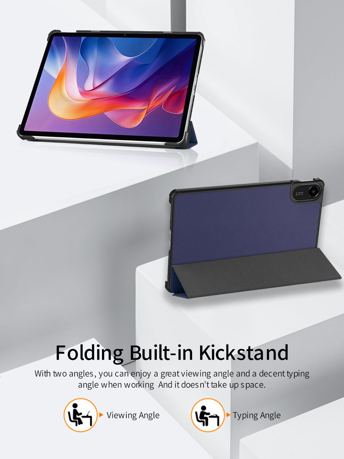 Amazon.com: for Xiaomi Redmi Pad 2 11 Inch Tablet Case,BOVUGAC Tri