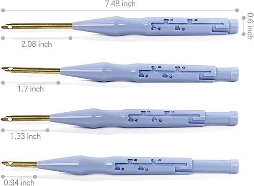 Miniatura 2 de Aguja de perforación aguja de bordado ajustable bolígrafo de costura bordado para bordar adorno de apliques alfombra bordada manualidades de arte