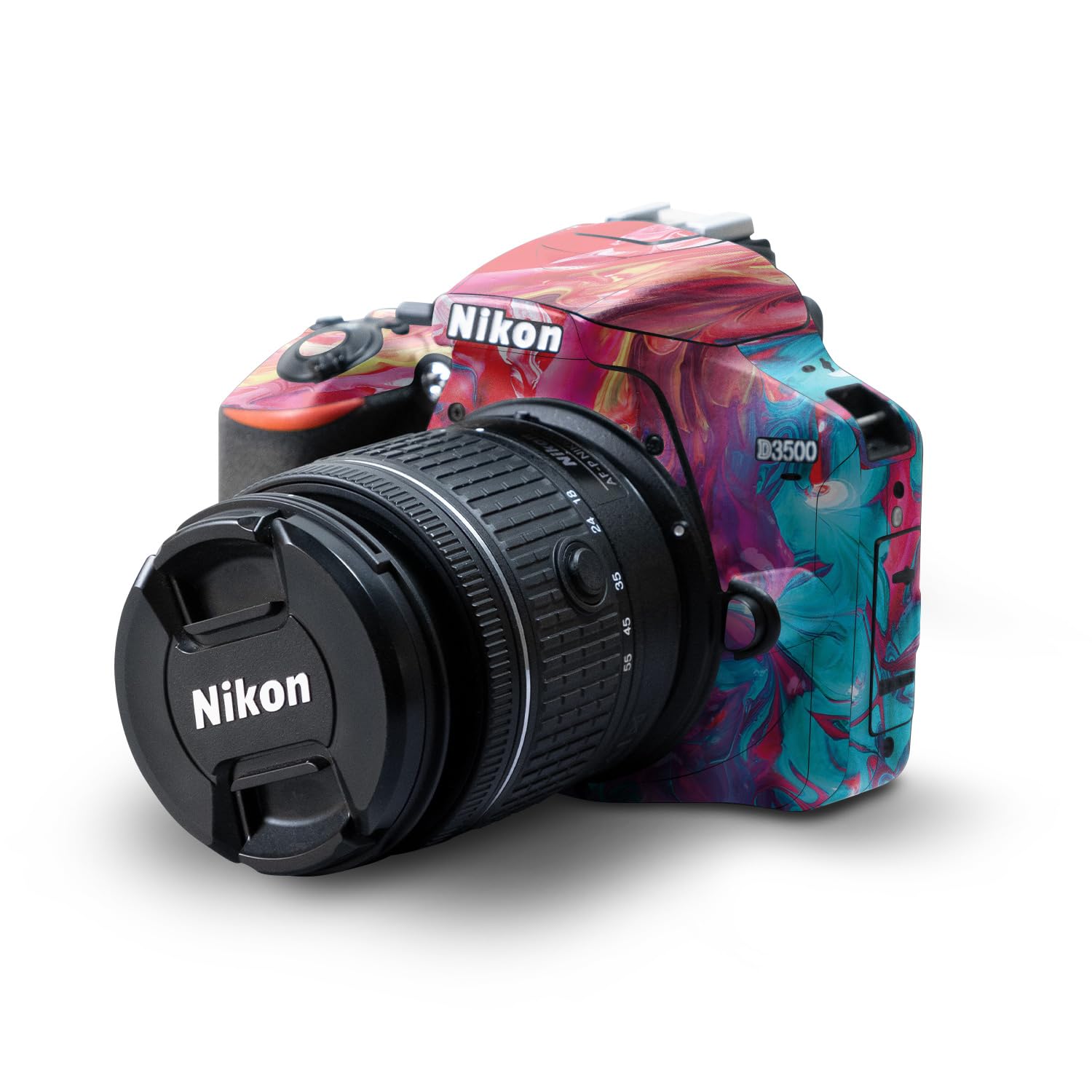 Skin Compatible with Nikon D3500 Camera - Paint Party - Premium 3M Vinyl Protective Wrap Decal Cover - Easy to Apply | Crafted in The USA by MightySkins