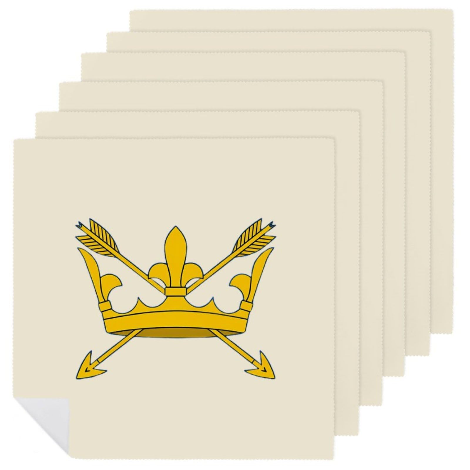 Servilletas de cena suaves lavables con bandera de Suffolk para mesa de comedor