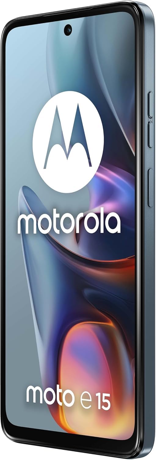 Motorola moto e15 16,9 cm [6.67] Doppia SIM Android 14 Go edition 4G USB tipo-C 2 GB 64 GB 5200 mAh Blu (Smartfon Motorola Moto E15 2/64GB Mist)