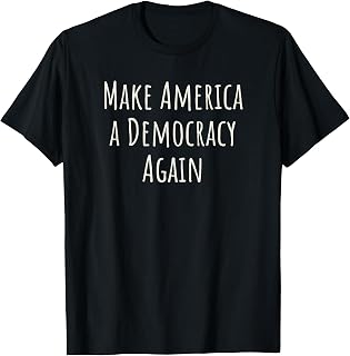 Make America a Democracy Again Shirt, Pro Democracy T-Shirt