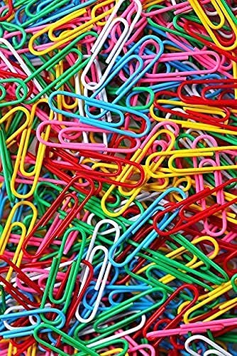 Créneau U Paper Clips - Multi Coloured for Office Home & School - 200 Clips 4