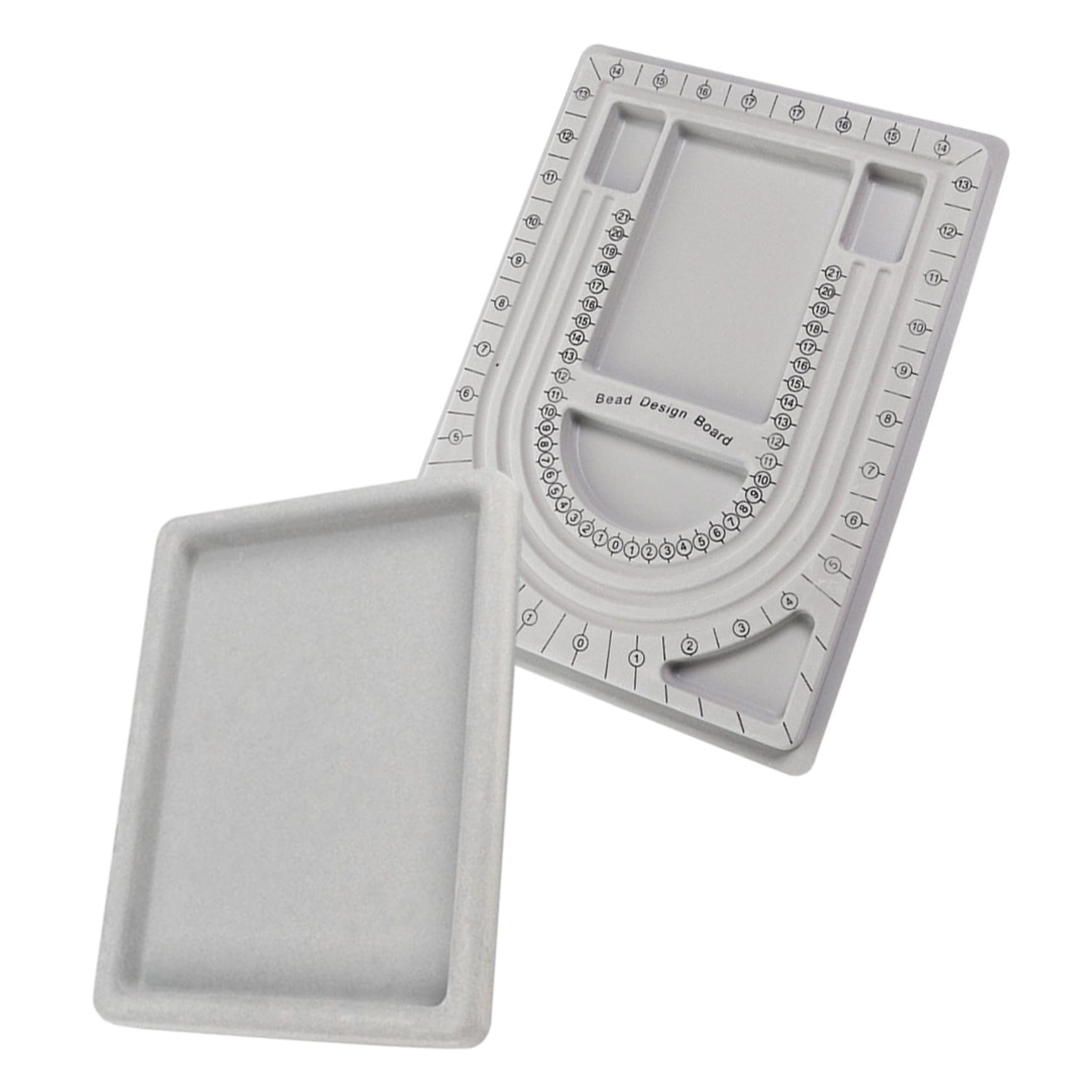 Tablero De Diseño De Cuentas Y Bandeja Organizadora Antideslizante Para Hacer Joyería Diy Collares Pulseras Accesorios De Bricolaje 12.59X9.44X0.59In