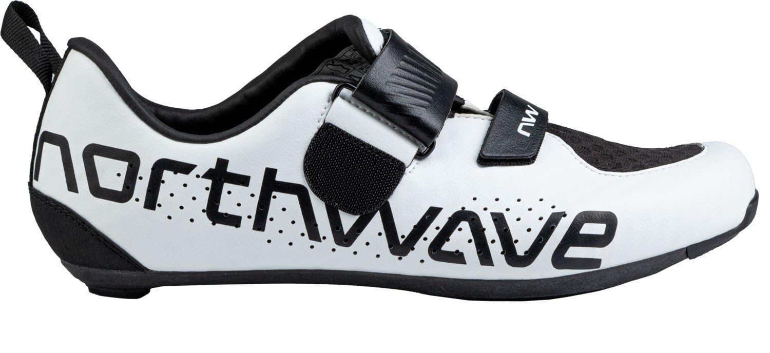 Northwave Tribute Carbon - Zapatillas de Triatlón Hombre | Zapatos Ciclismo Ruta con Suela de Carbono | Calzado Triathlon de Alto Rendimiento para Competición
