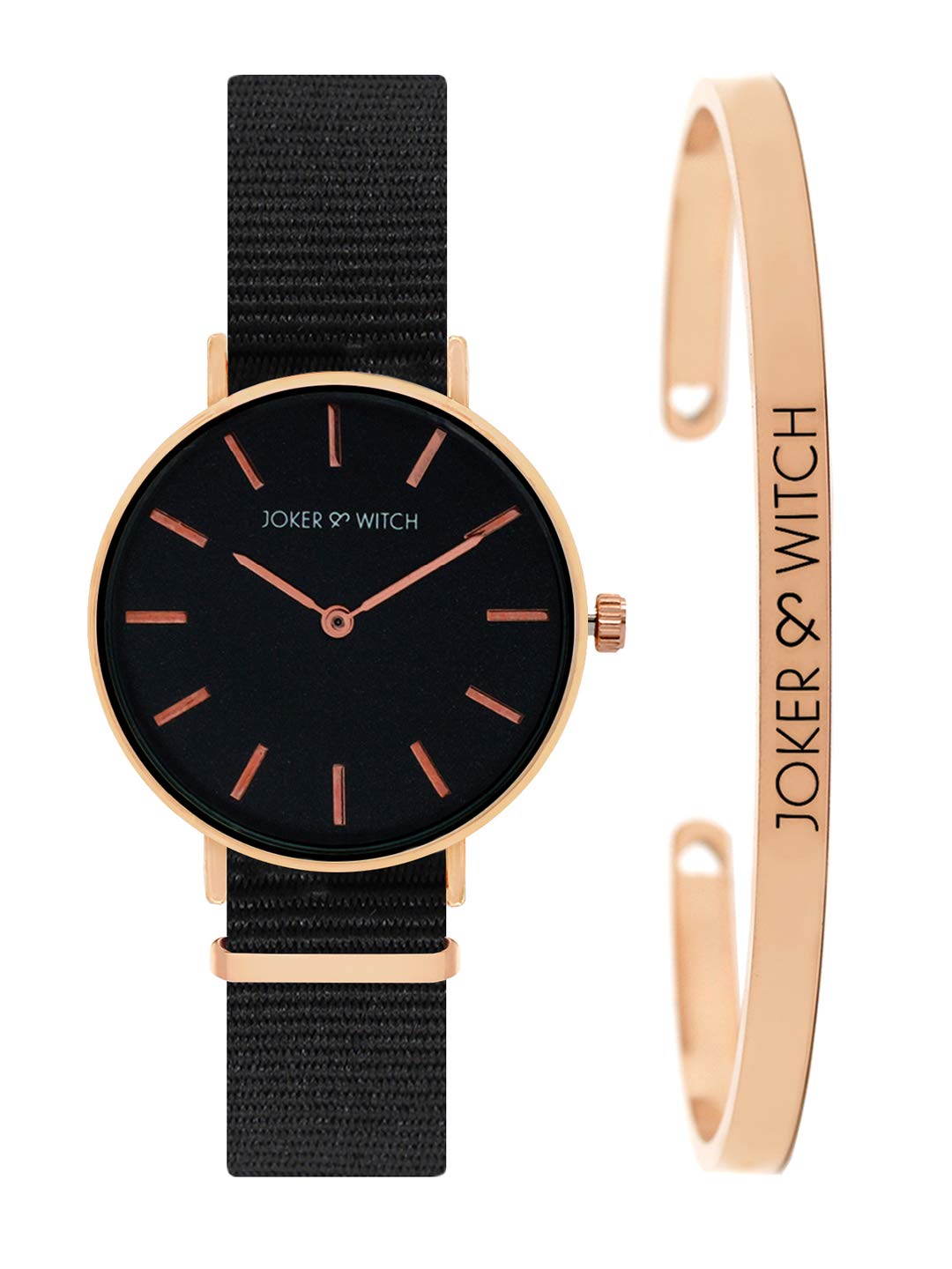 Joker & Witch Nylon Aurora Black Dial Analog Watch Bracelet Stack For Women, Black Band (B08TC3HLQY) Amazon Price History, Amazon Price Tracker