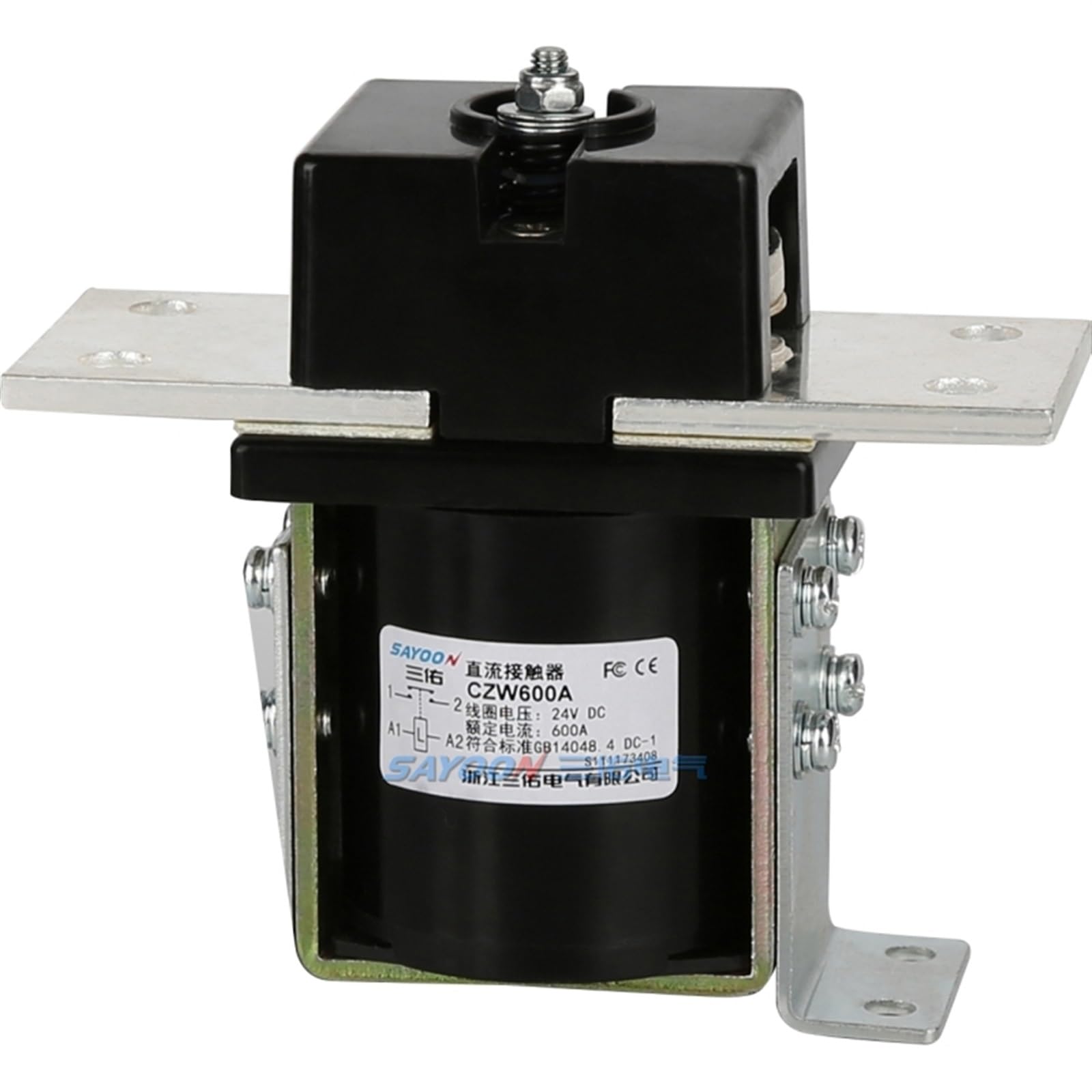 Contacteur magnétique 600A CC 120V haute performance pour moteurs lourds
