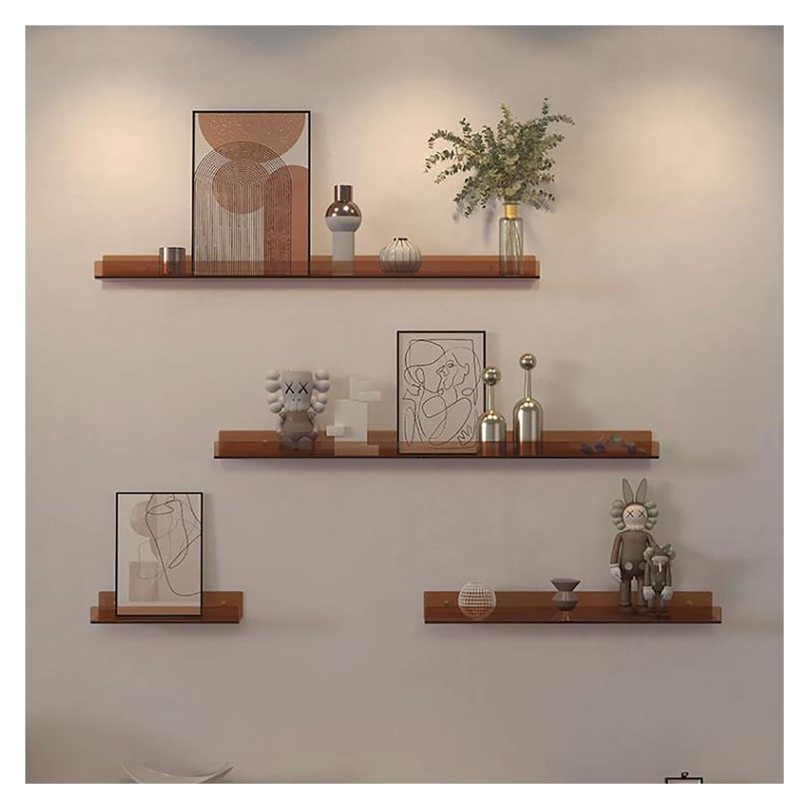 Półka wisząca 5mm ścienna łazienka przechowywanie dekoracja