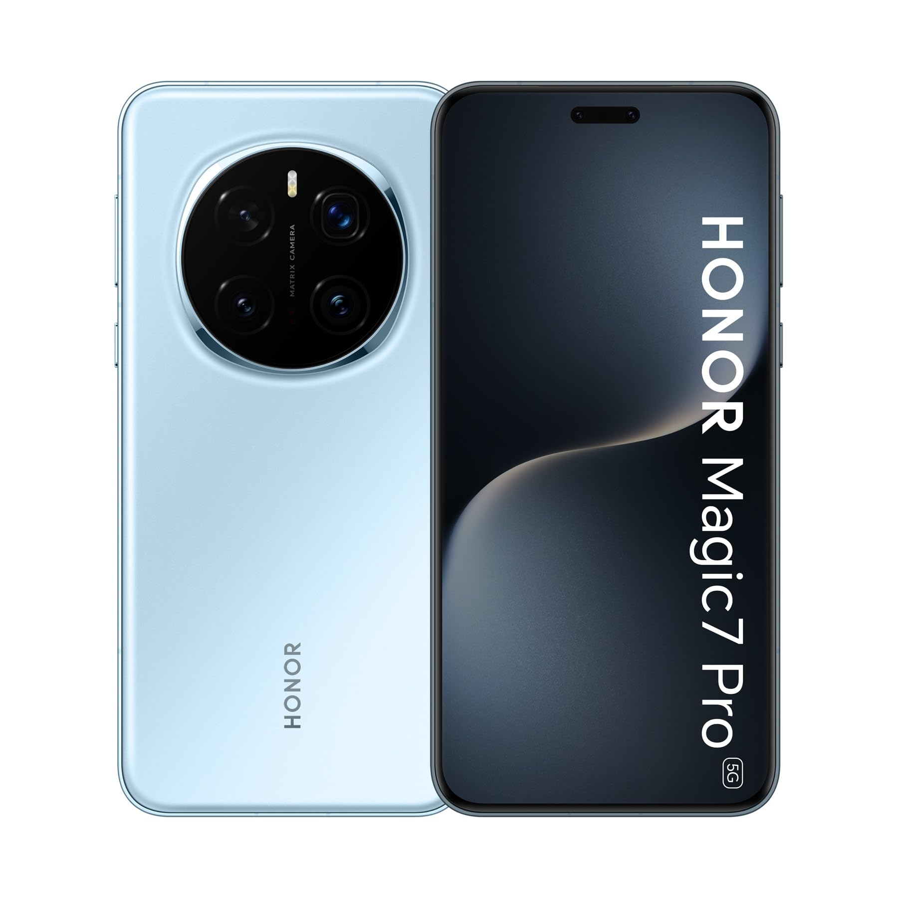 HONOR Magic 7 Pro 5G Breeze Blue 12GB RAM 512GB Dual SIM With Free Honor Watch 4, Honor choice S7 earbuds & 6 Month 360° Damage Protection* - UAE Version