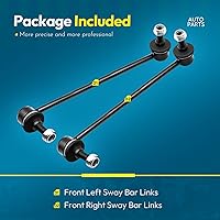 Vista 5 de 2 piezas K80478 kit de barra estabilizadora delantera de suspensión, enlaces de barra estabilizadora izquierda y derecha para Audi A3 Q3 TT para VW