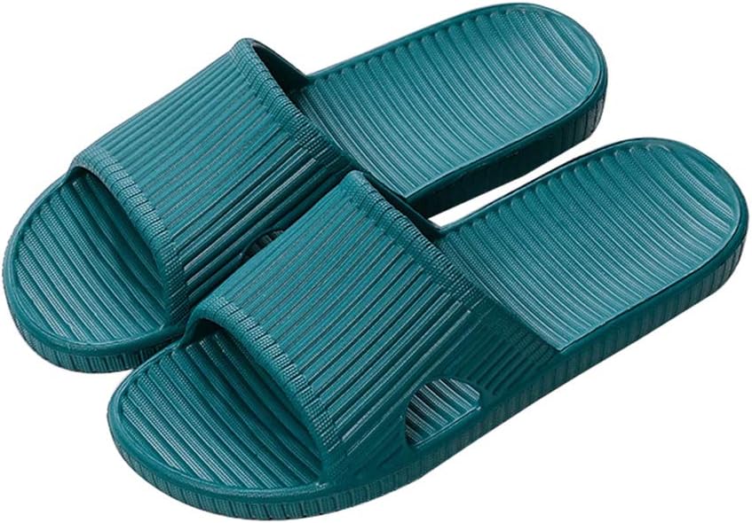 Rojeam Badslippers Uniseks Slippers voor Dames en Heren Badsandalen Zomerpantoffels Douche Schoenen, Grijs, 43/44 EU
