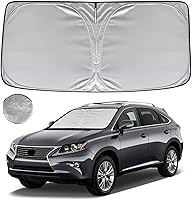 Vista 8 de KAYZT Parasol para parabrisas para Toyota Camry 2012-2017 LE XLE Hybrid SE XSE Sedan plegable, accesorios de ajuste personalizado para ventana
