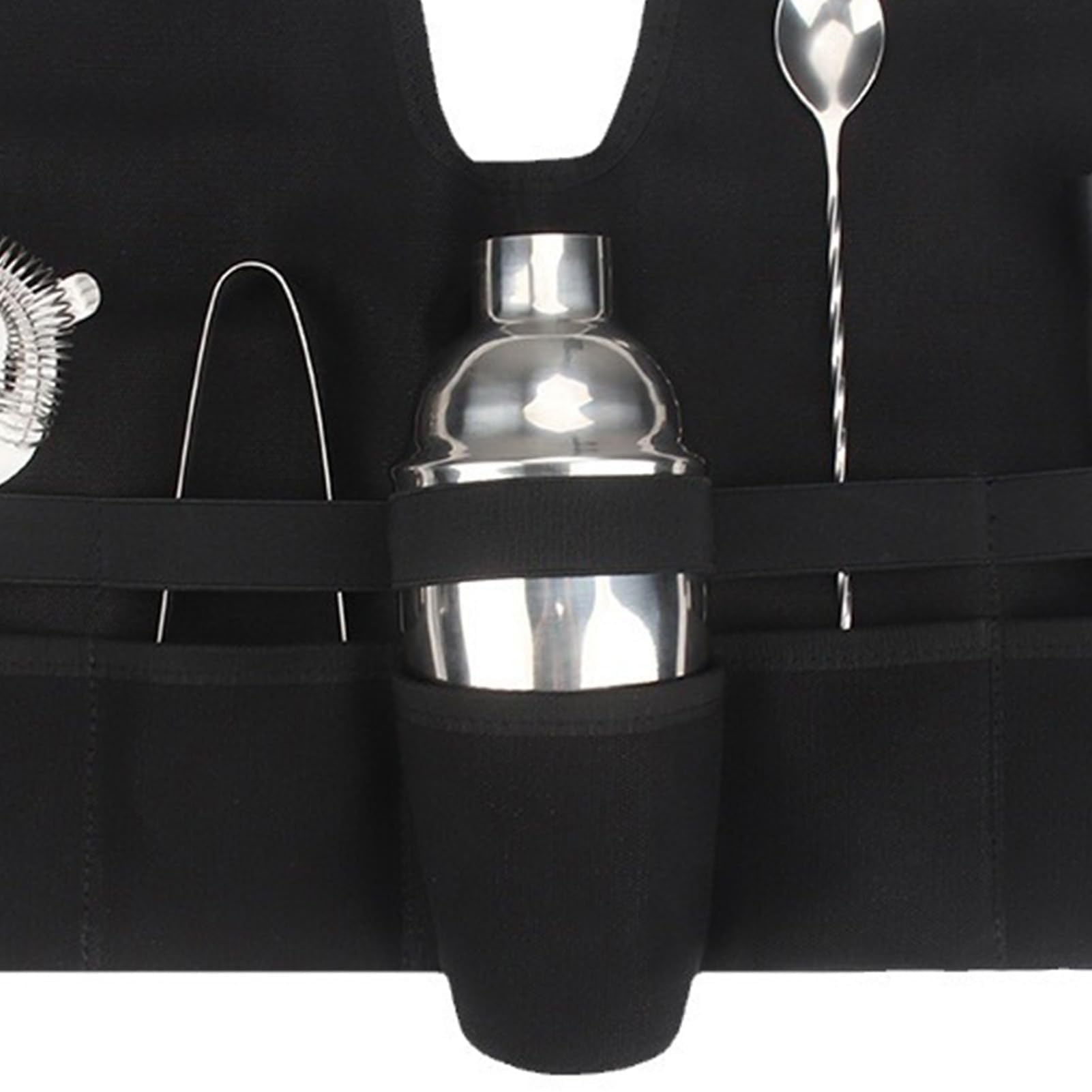 Borsa da trasporto per shaker per cocktail Kit da barista Borsa da viaggio da trasporto per cocktail (Marrone)