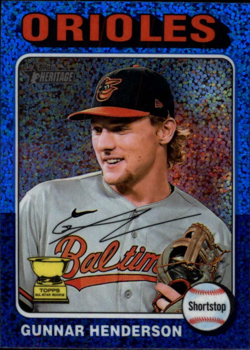Amazon.com: 2024 Topps Heritage Chrome Blue Sparkle #24 Gunnar