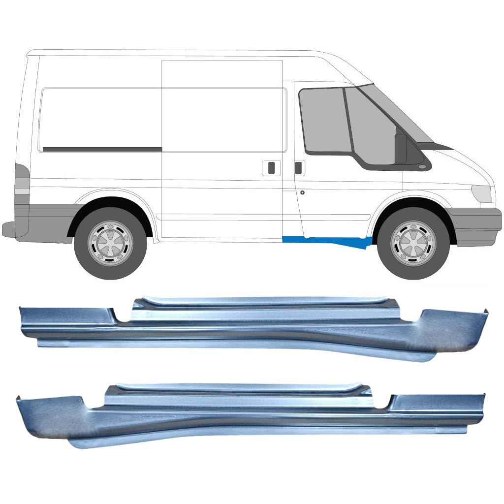 Reparaturblech Schweller vordere Tür für Ford Transit 2000-2013 / Links+Rechts