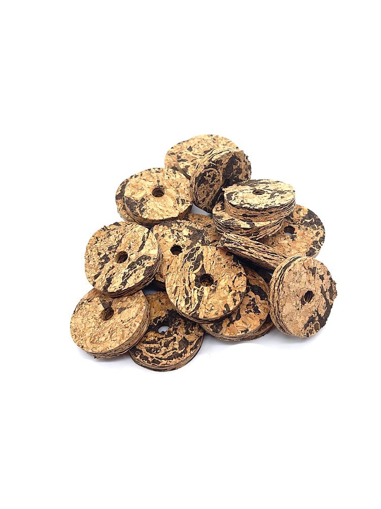 Rod Building Cork Trim Rings, 50 Pack, 1.25