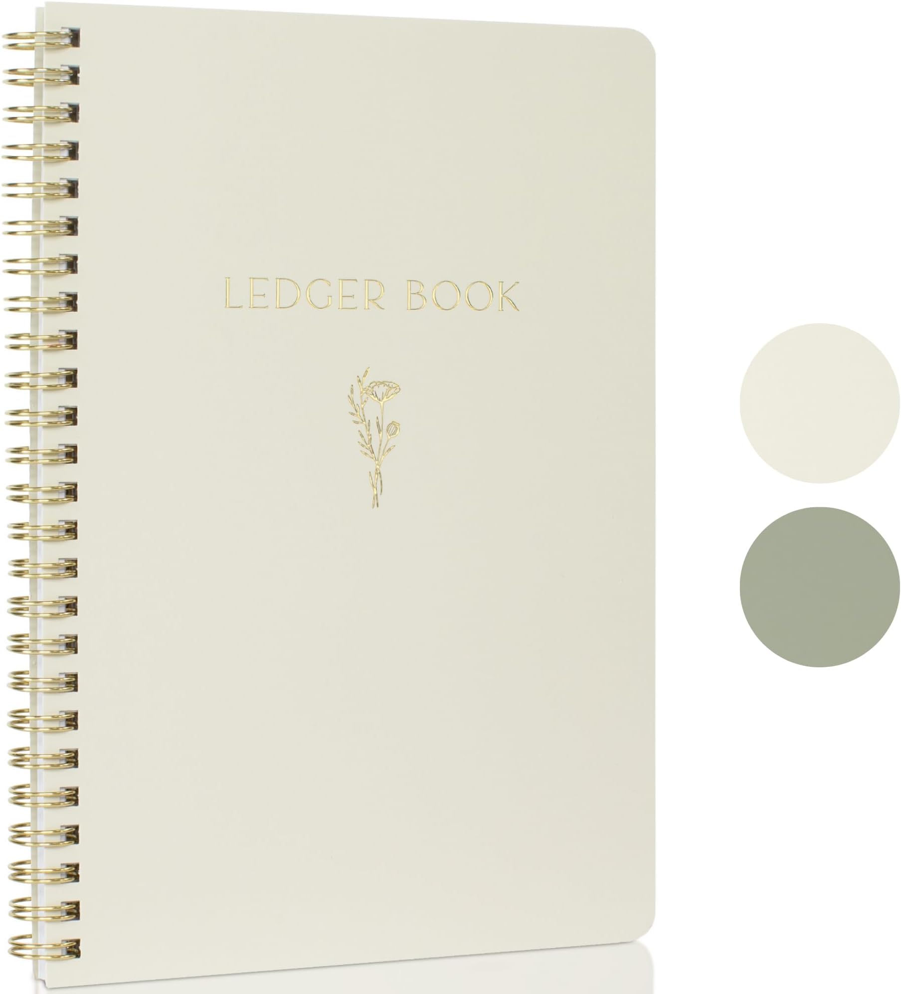 Easy to Use Accounting Ledger Book - The Perfect Expense Tracker Notebook for Your Small Business - Beautiful Personal Finance Checkbook, Income and Expense Log Book