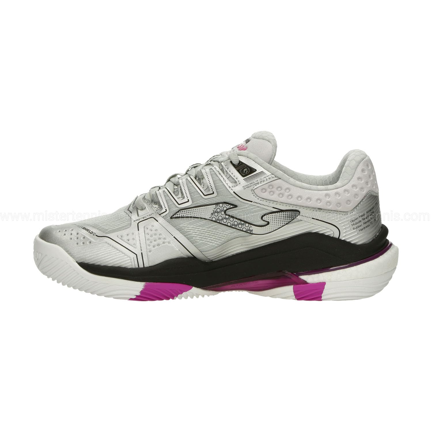 Joma Slam Lady 2512 Gray – Modelo TSLALW2512OM – Zapatillas de pádel para mujer