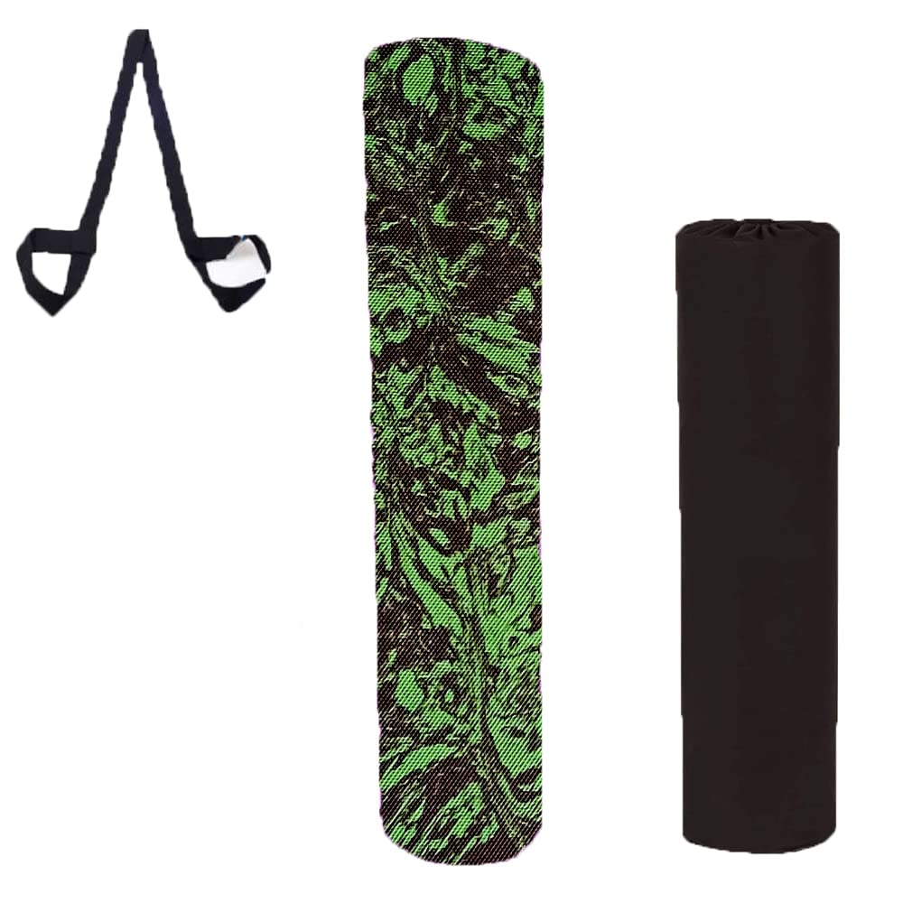 See full amazon price history chart for SPOKOFIT Yoga Mat With Bag & Strap Ultra Absorbent Exercise Mat - Non Slip Yoga Mat - Large Yoga Mat for Women - Wide Yoga Mat, Stylish MAT (4MM) (ARMY GREEN & BLACK) SPOKOFIT Yoga Mat With Bag & Strap Ultra Absorbent Exercise Mat - Non Slip Yoga Mat - Large Yoga Mat for Women - Wide Yoga Mat, Stylish MAT (4MM) (ARMY GREEN & BLACK) (B0BMX5WYR5) Amazon Price History, Amazon Price Tracker