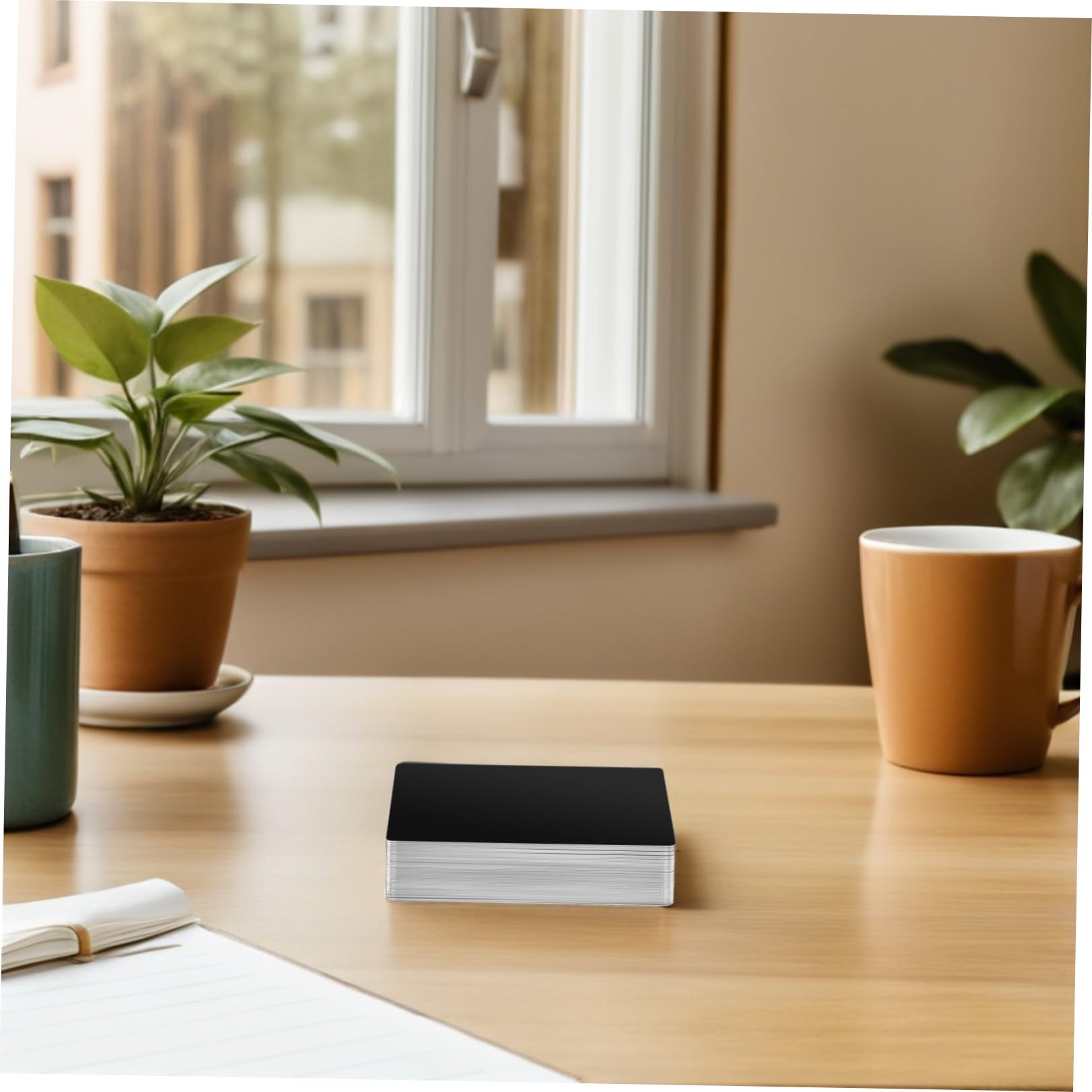 BETOOKY 300 Szt. Szt Czarne Metalowe Karty Do Graweru Laserowego Grubości Aluminiowe Do Oznaczeń i Projektów DIY dla Rzemieślników i Przemysłu