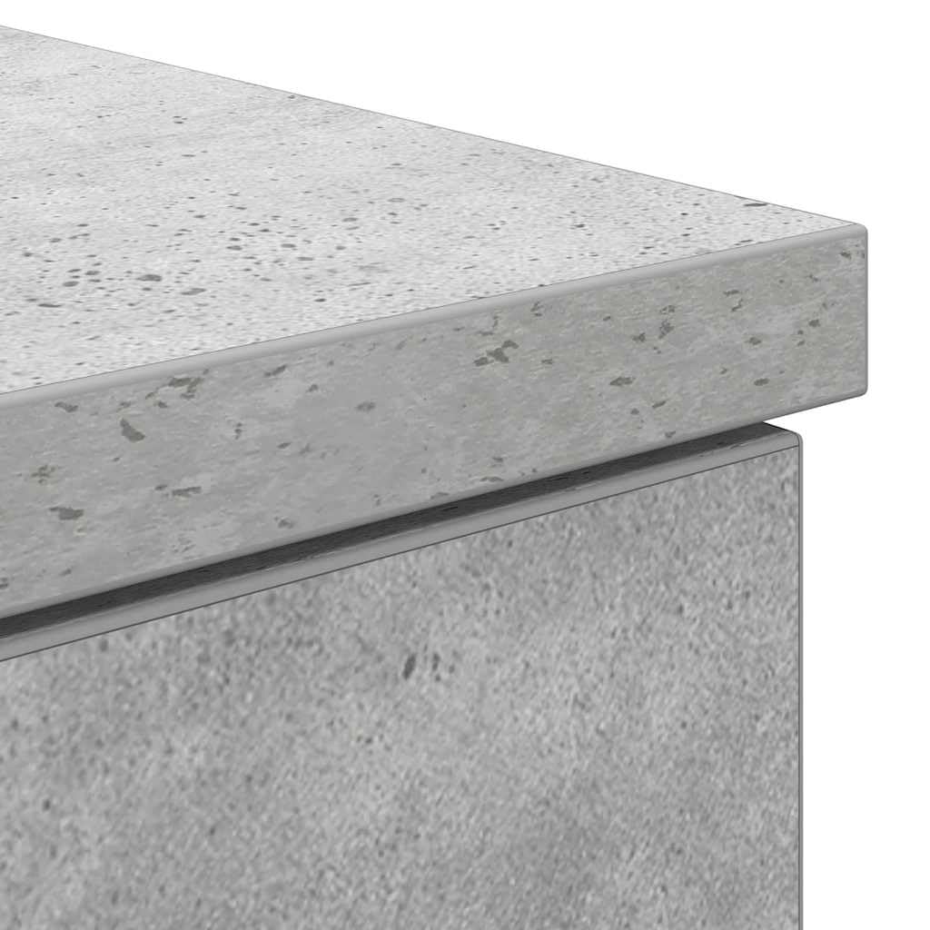 Biurko Szary Cement Drewniany Inżynieria 140 x 49 x 76 cm z 2