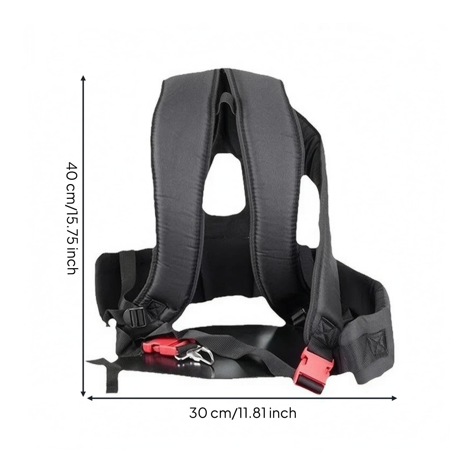 Cinghia per Tagliaerba Universale | Spalline Larghe Imbottite, Imbracatura per Trimmer, Attrezzo da Giardinaggio, Cura del Prato, Giardinieri