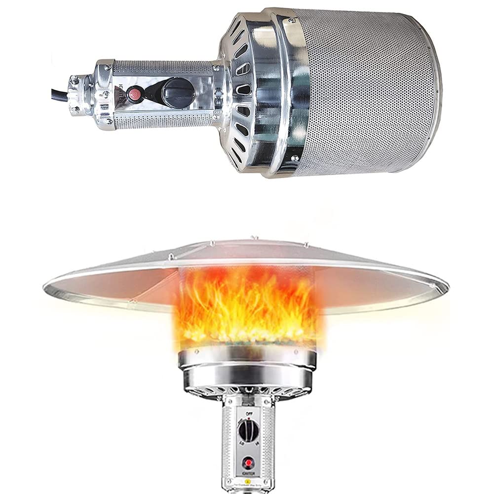 Amazon.com: 48,000 BTU Patio Heater Head Replacement Propane Patio Heater  Burner with Piezo Ignition System for Propane Patio Heater Accessories  (Color : 76mm) : Patio, Lawn u0026 Garden