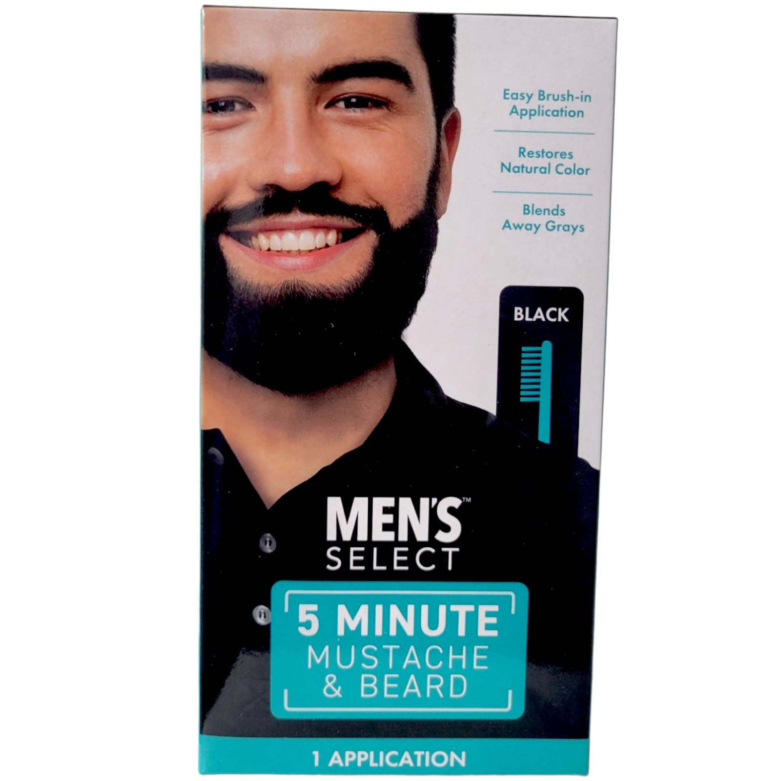 Wholesale MUSTACHE & BEARD COLOR-BLACK #MEN SELECT
