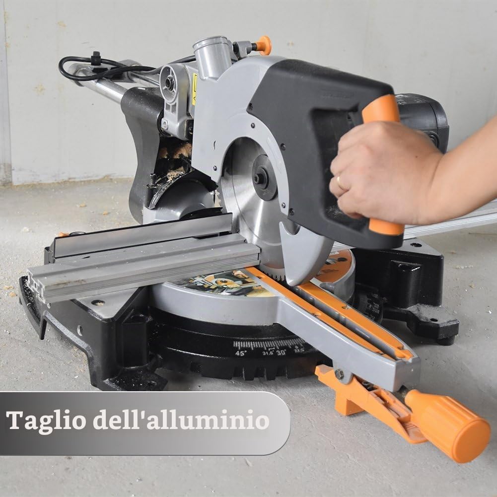 METAK HM - Lama per sega circolare 254 x 30 mm, 80 denti per alluminio, multi-materiale, 254 x 30, ideale per legno, laminato, MDF, plastica e rame, compatibile con Metabo, Bosch e molte altre marche