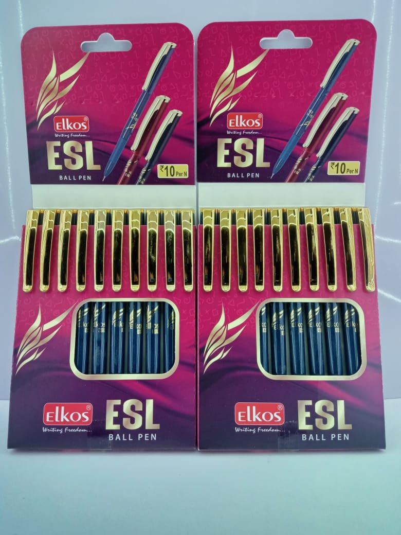 Esl Ball Blue Pen 50 Pcs