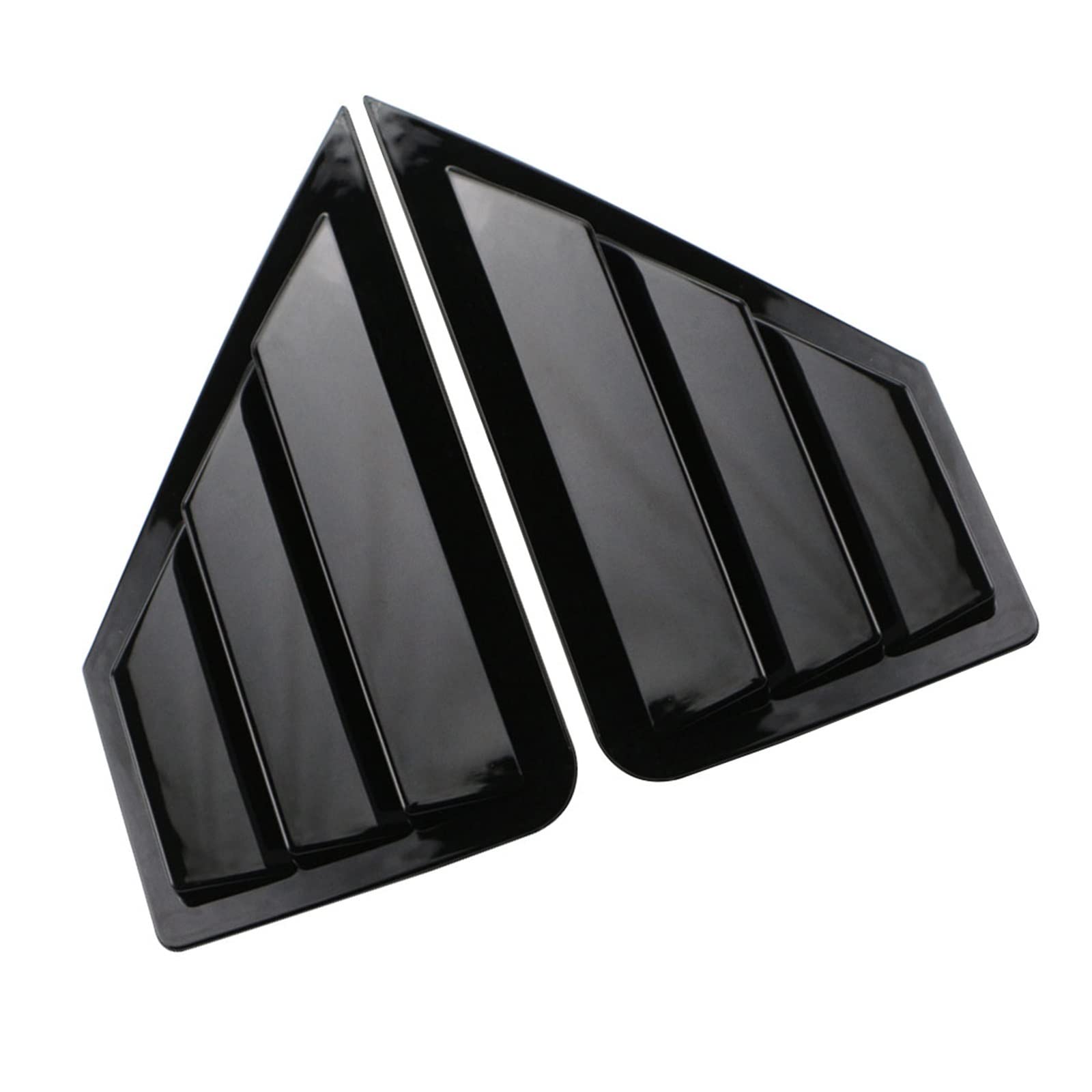 Kit Cache Vitres Arrière Triangle Pour Toyota C-HR 2016-2023 – Autocollants Carrosserie Mat Black Élégants