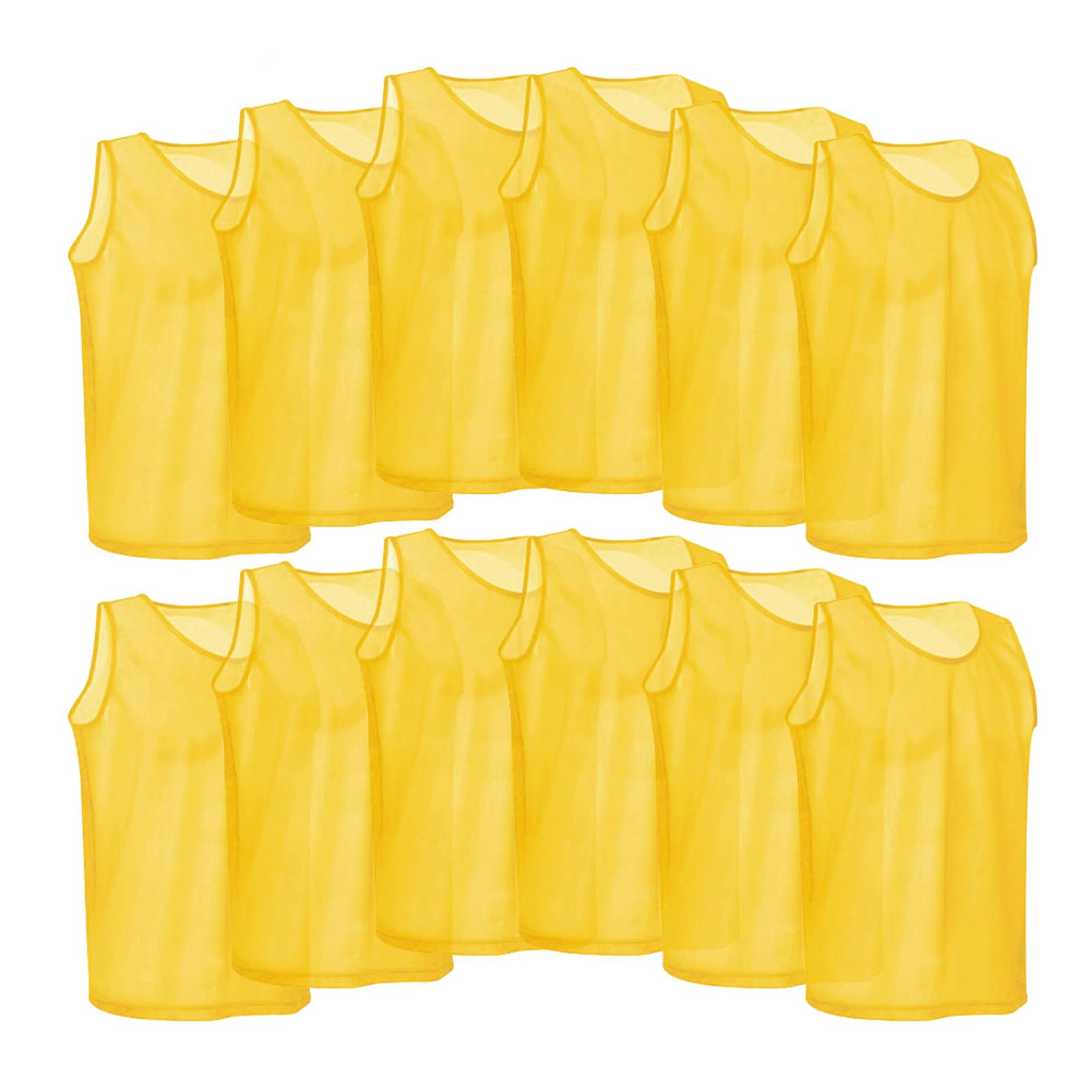 Adults Jerseys Bibs, Soccer Scrimmage Training Vests Large Mesh Design for Amateur for Outdoor Enthusiasts-image-38