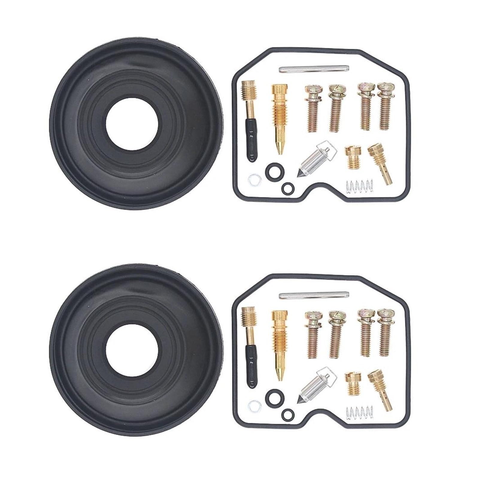 Carburetor Repair Rebuild Kit for K&AWAS&AKI Mule 1000 KAF450 B1 1988 UTV Carb Overhaul Set Gasket O-Ring Jets Replacement