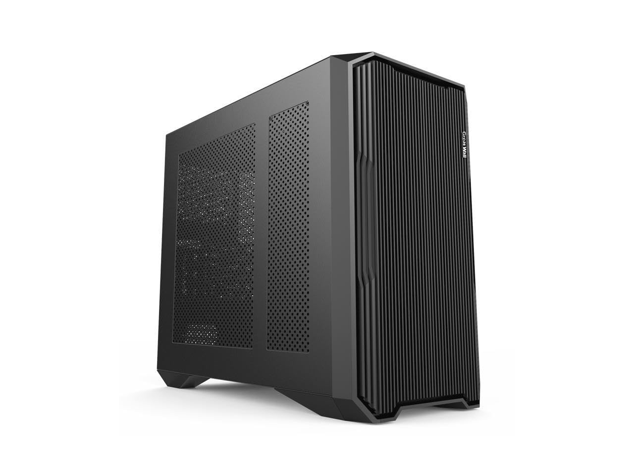 CORN KM7B Micro ATX/ATX/E-ATX Full Tower Computer Case, 13*HDD Drive Bays NAS Server Computer Case, Support 360/280 Liquid Cooling, Magnetic Front Panel