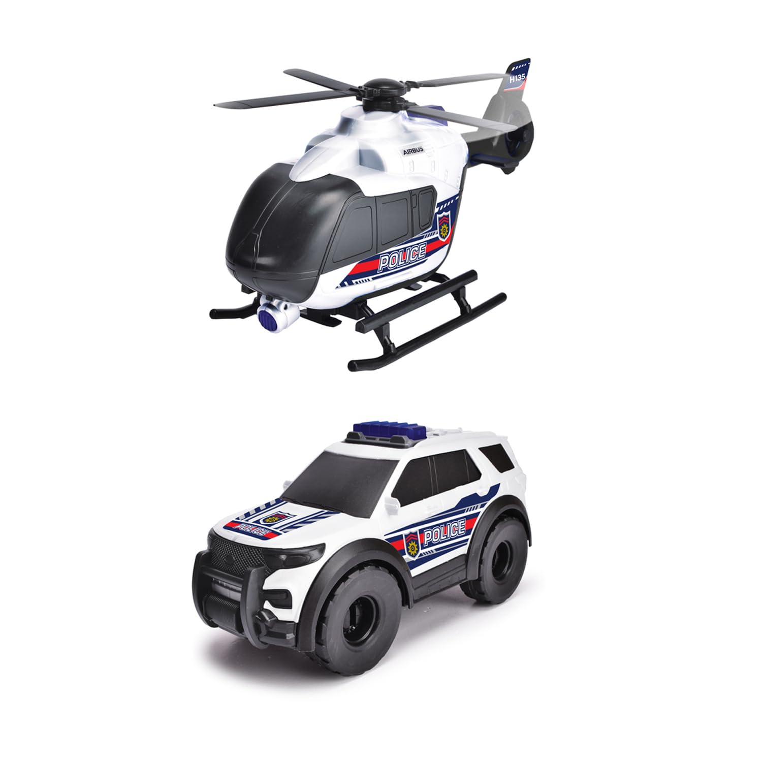 Dickie Toys POLICE STRIKE SQUAD (HELICOPTER + TRUCK)