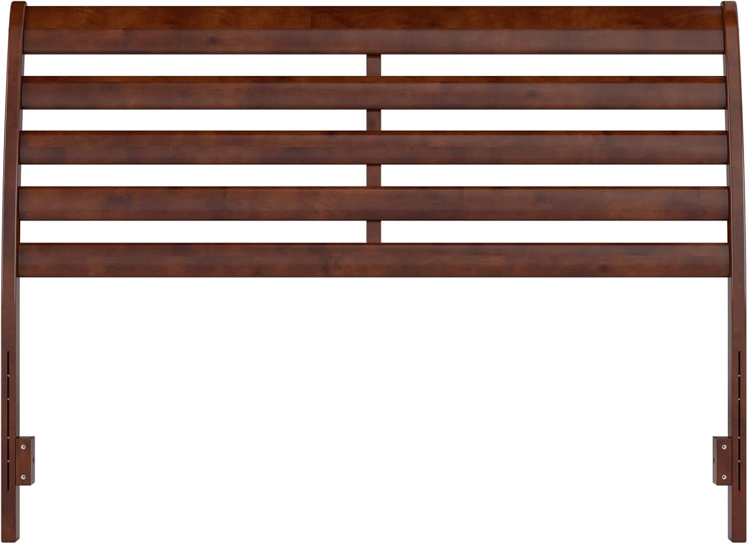 AFI, Savannah Queen Solid Wood Headboard with Attachable Charger, Walnut