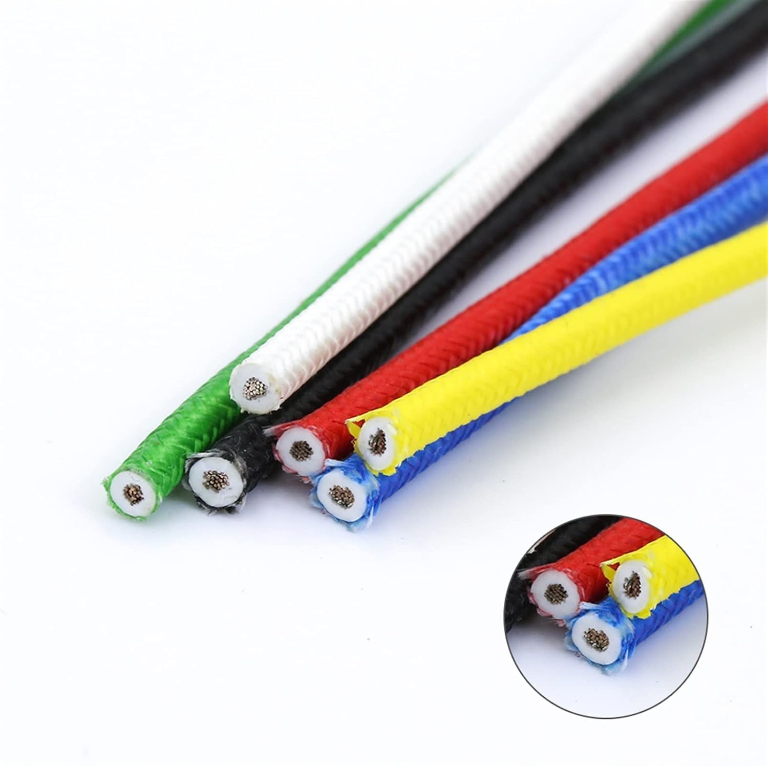 Cables flexibles, cables eléctricos trenzados, cables de silicona de un solo núcleo