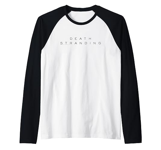 Death Stranding Logo Video Gaming Merch for Men and Women Raglan Baseball Tee - Women - Navy Blue/Athletic Heather - XX-Large