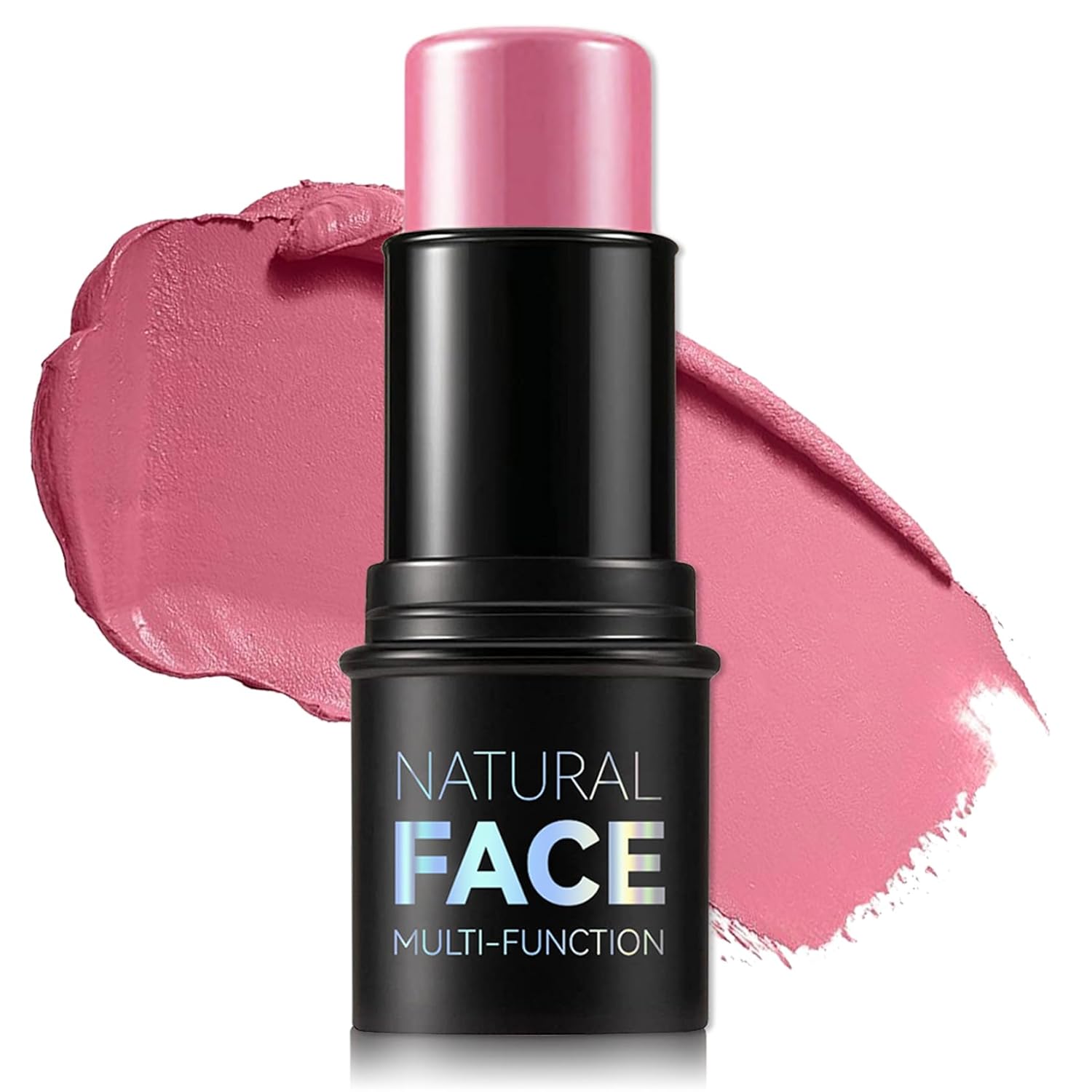 Cream Blush Stick Multi-use Blush Makeup Stick for Cheeks and Lips Blendable and Buildable Color Matte & Dewy Finish Lightweight Long Lasting(05 RUGOSA ROSE)