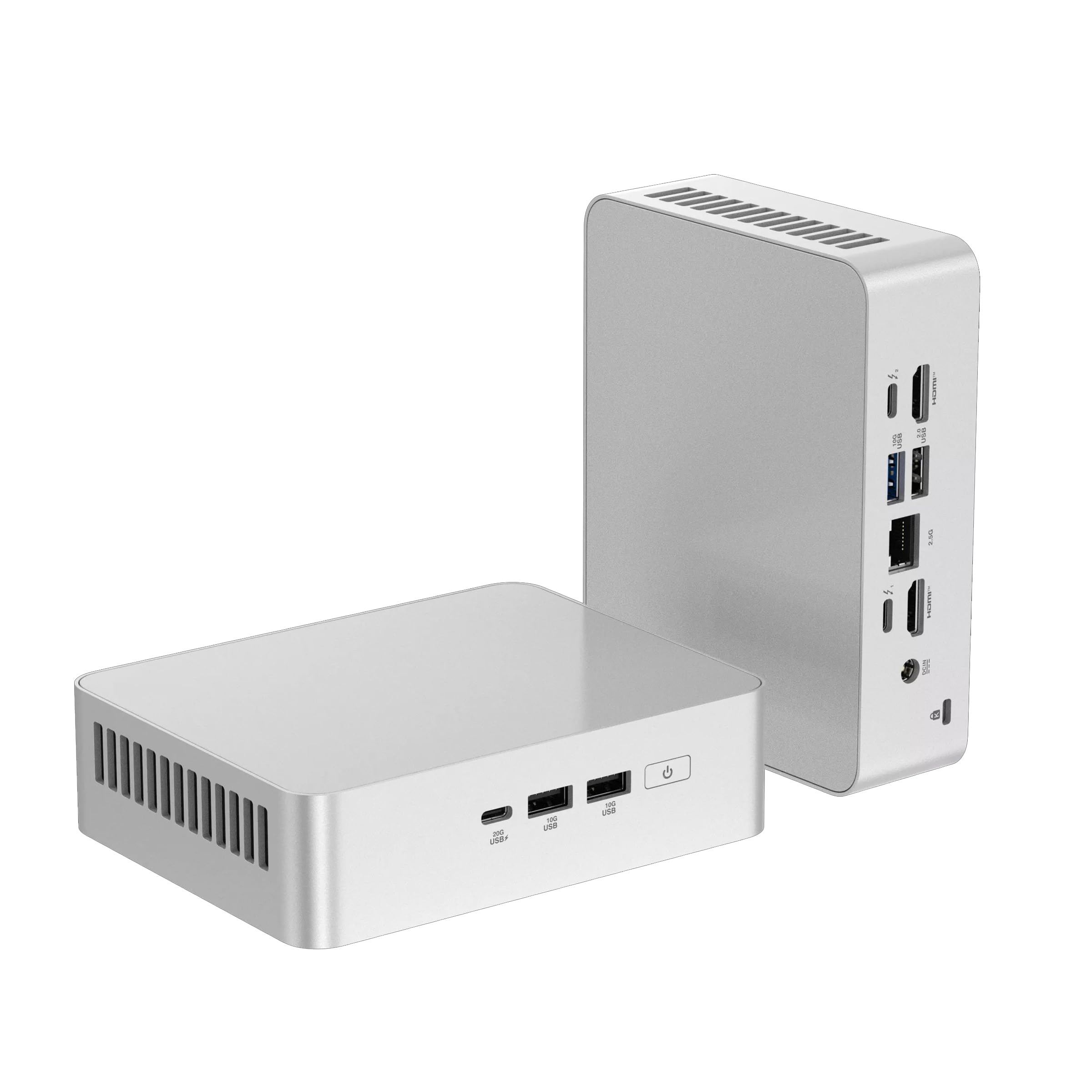 WEELIAO NUC 15 Pro+ Mini PC (NUC15CRSU9) - Intel Core Ultra 9, Arc Graphics, 4K Quad Display, Wi-Fi 7, Thunderbolt 4, 0.7L Computer, per ufficio, giochi e creatività (16 GB di RAM, 1 TB