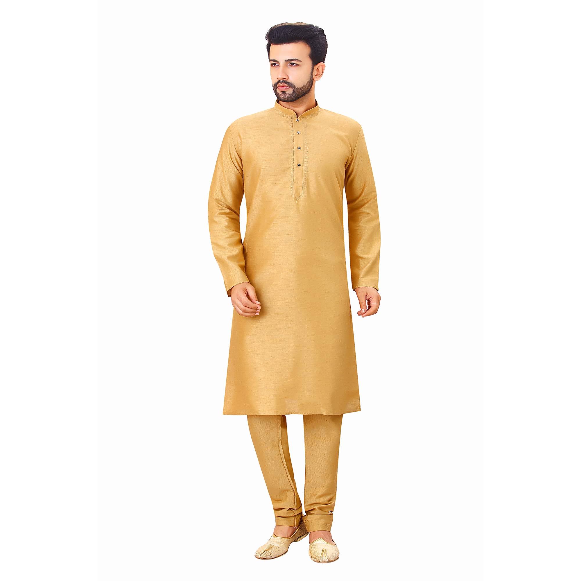 TathastuMens Emboridered Silk Kurta Pyjama Set