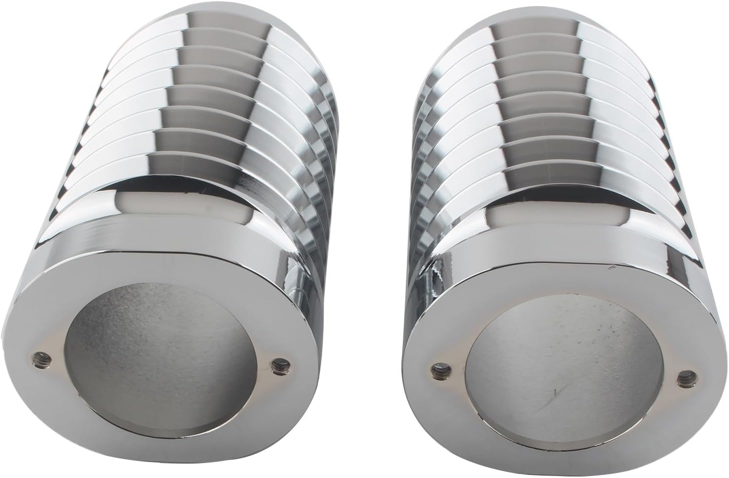 Chrome CNC Fork Boots Slider Cover Fit for Harley Road King Electra Street Glide FLH FLHR 1984-2013