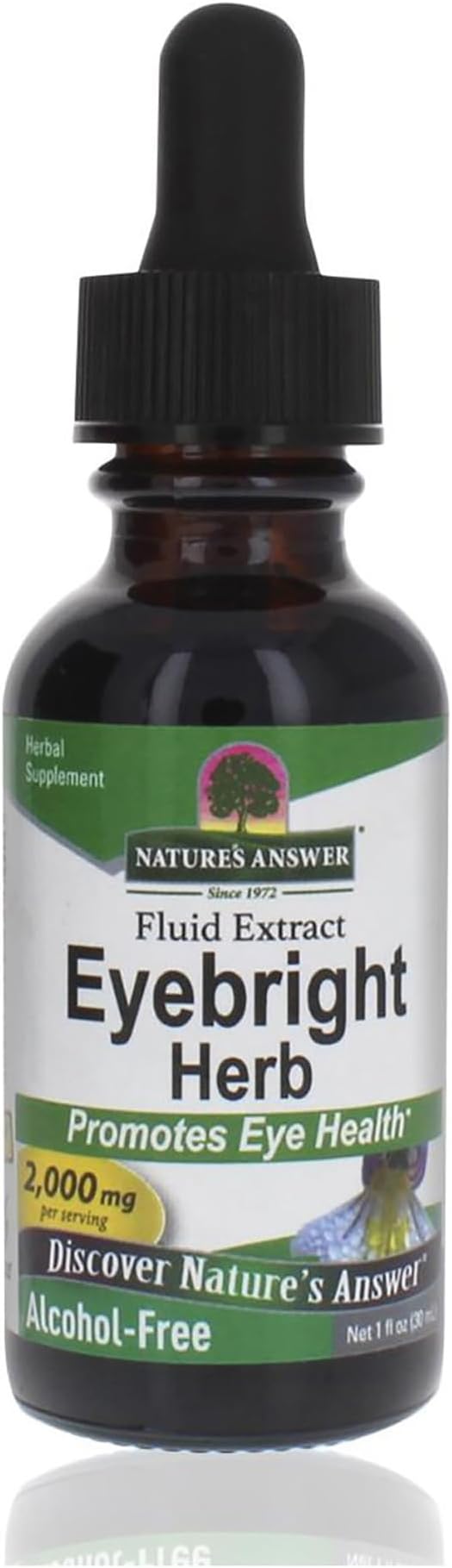 Nature's Answer Eyebright Herb | Supports Healthy Eyes & Vision | Non-GMO | Alcohol-Free, Gluten-Free, Kosher Certified, Vegan & No Preservatives 1oz | Supports Healthy Eyes And Vision, Alcohol-Free, Gluten-Free Formula With No Preservatives Added, Made For Daily Use