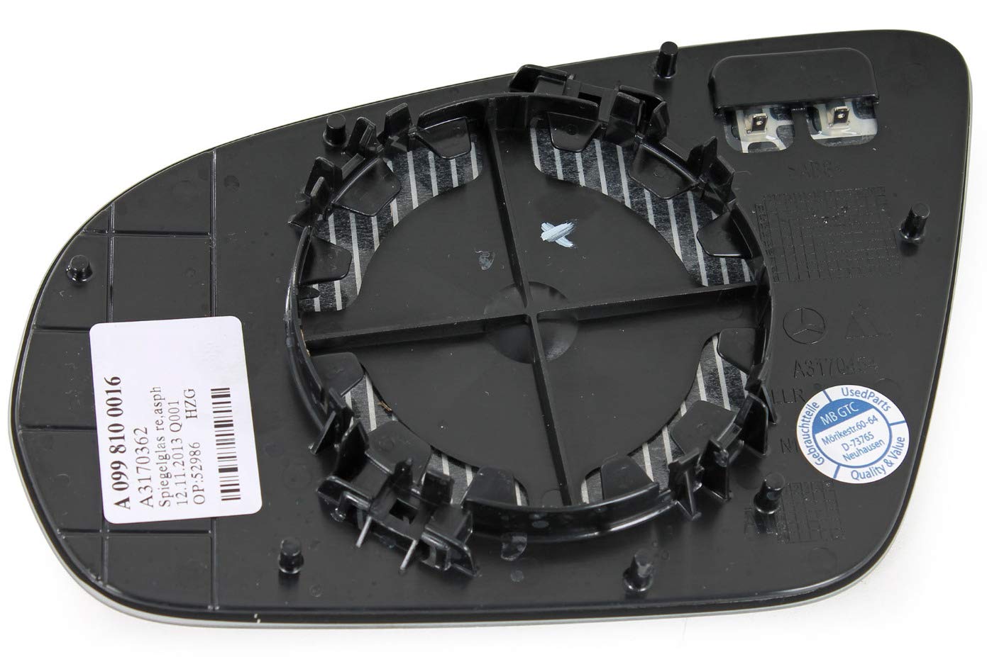 GTV INVESTMENT MB C W205 Front Right Door Mirror Glass LHD  