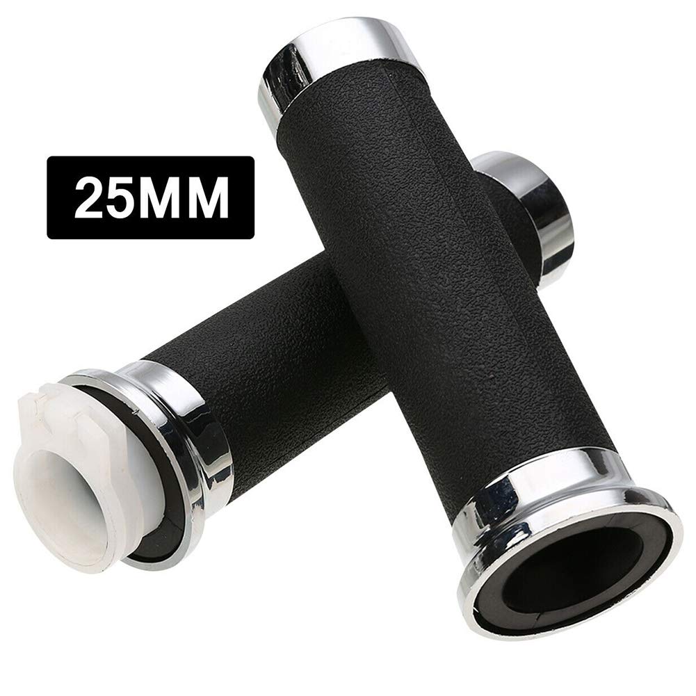 Gomma Morbida e Plastica 1 Paio di Manopole per Manubrio Moto da 25 Mm