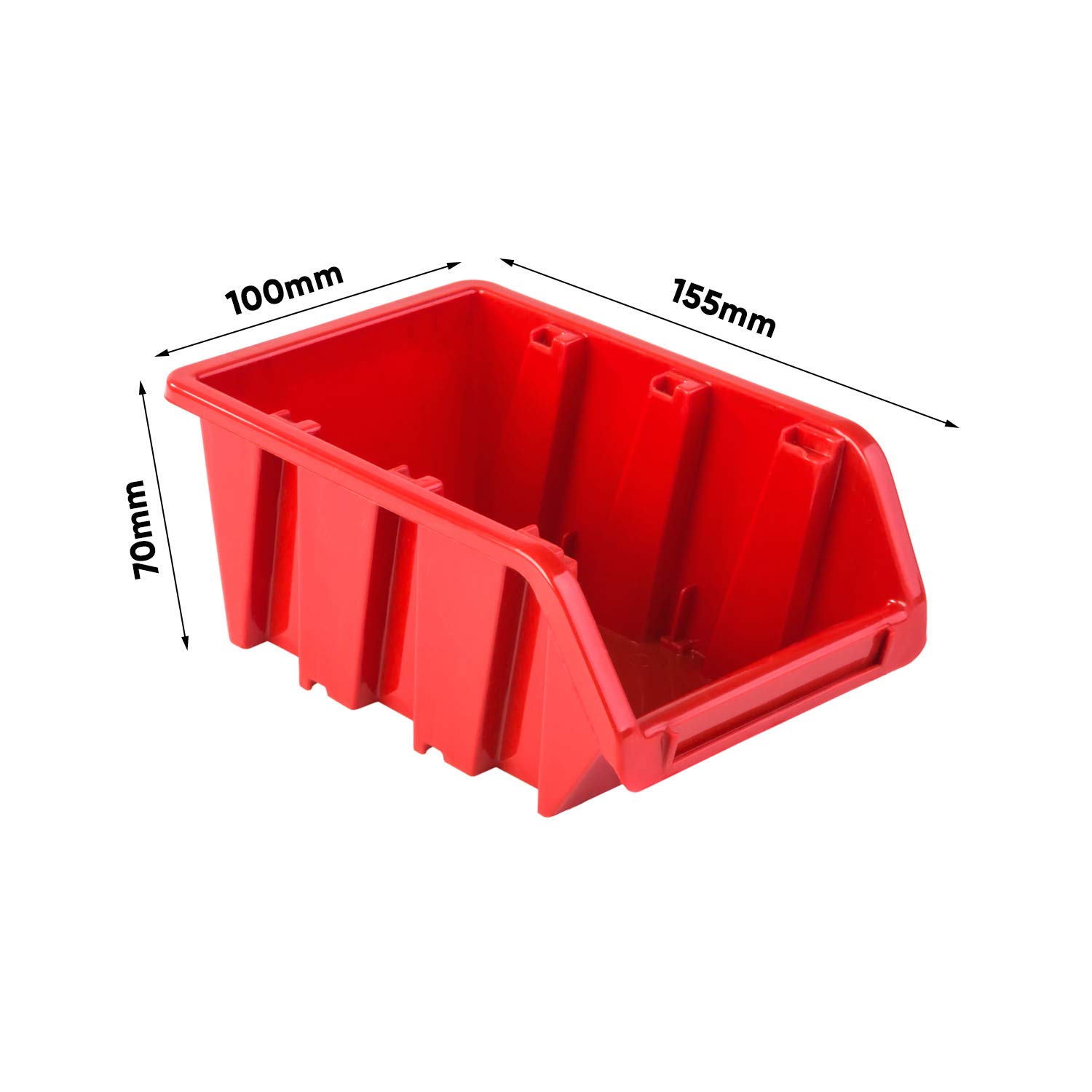 Sistema Di Stoccaggio 780 X 772 Mm Scatole Impilabili Scaffali Da Parete Scaffalatura Scaffalatura Sistema Di Stoccaggio 82 Scatole - Foto 5